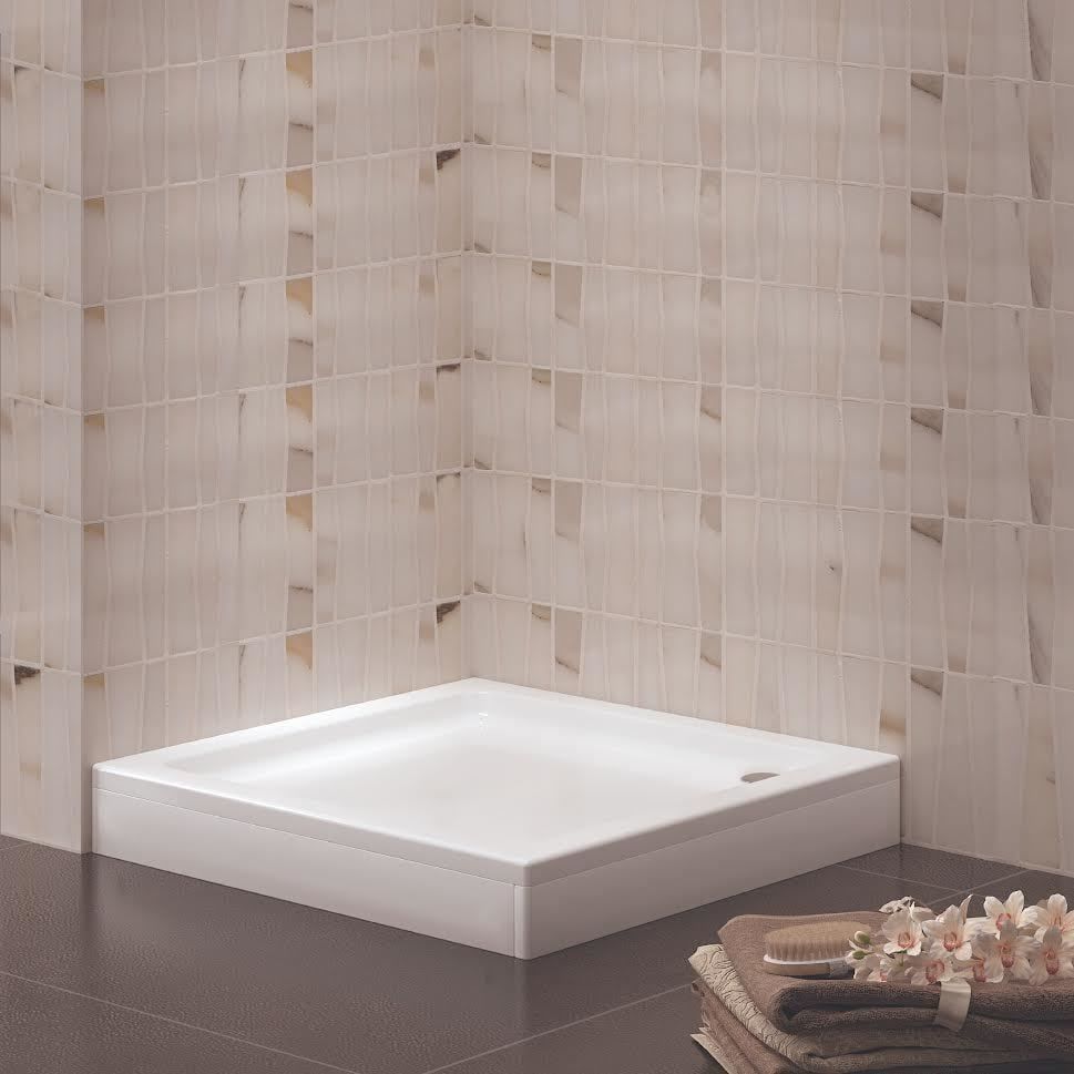 Kare Duş Teknesi H:17 Cm 70*70