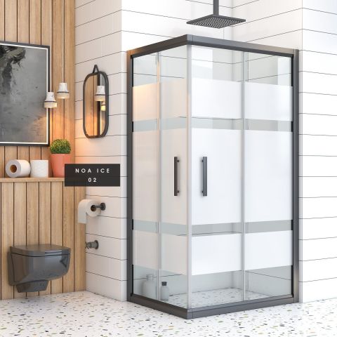 İmaj Noa Ice Dikdörtgen Duşakabin A-53 90*110 H190