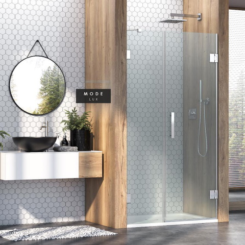 Mode Lüx 1 Sabit 1 Açılır Duvardan Menteşeli Duşakabin 125