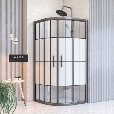 Myra Ice Oval Duşakabin 100*150 H190