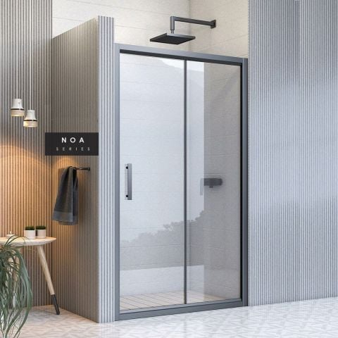 Noa İki Duvar Arası 1 Sabit 1 Sürgü Duşakabin 117 - H: 200 cm