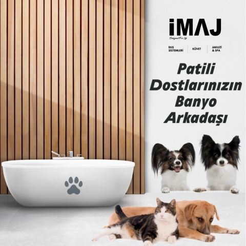 İmaj Evcil Hayvan Küveti 40x80 cm h:45