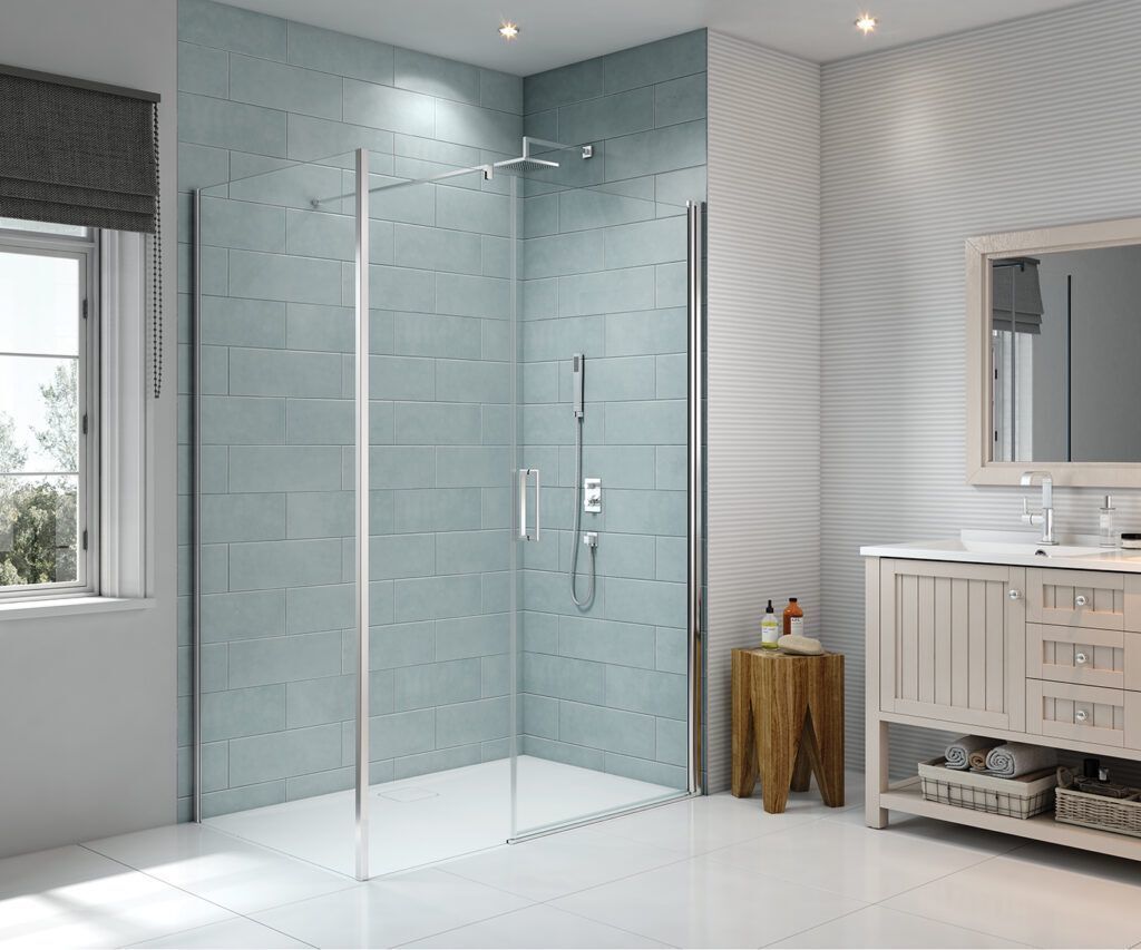 Mode Premium Boy Menteşeli Sistem Sabit Panelli Duşakabin 90*120 H:195